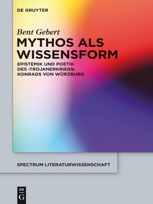 cover image of Mythos als Wissensform